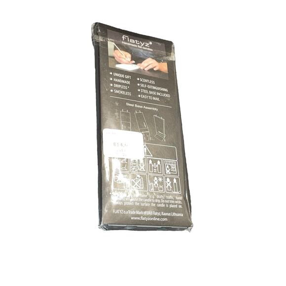 Flatyz Flat Candle Christmas Tree Dripless Smokeless Art Handmade Holiday Green - Picture 7 of 12